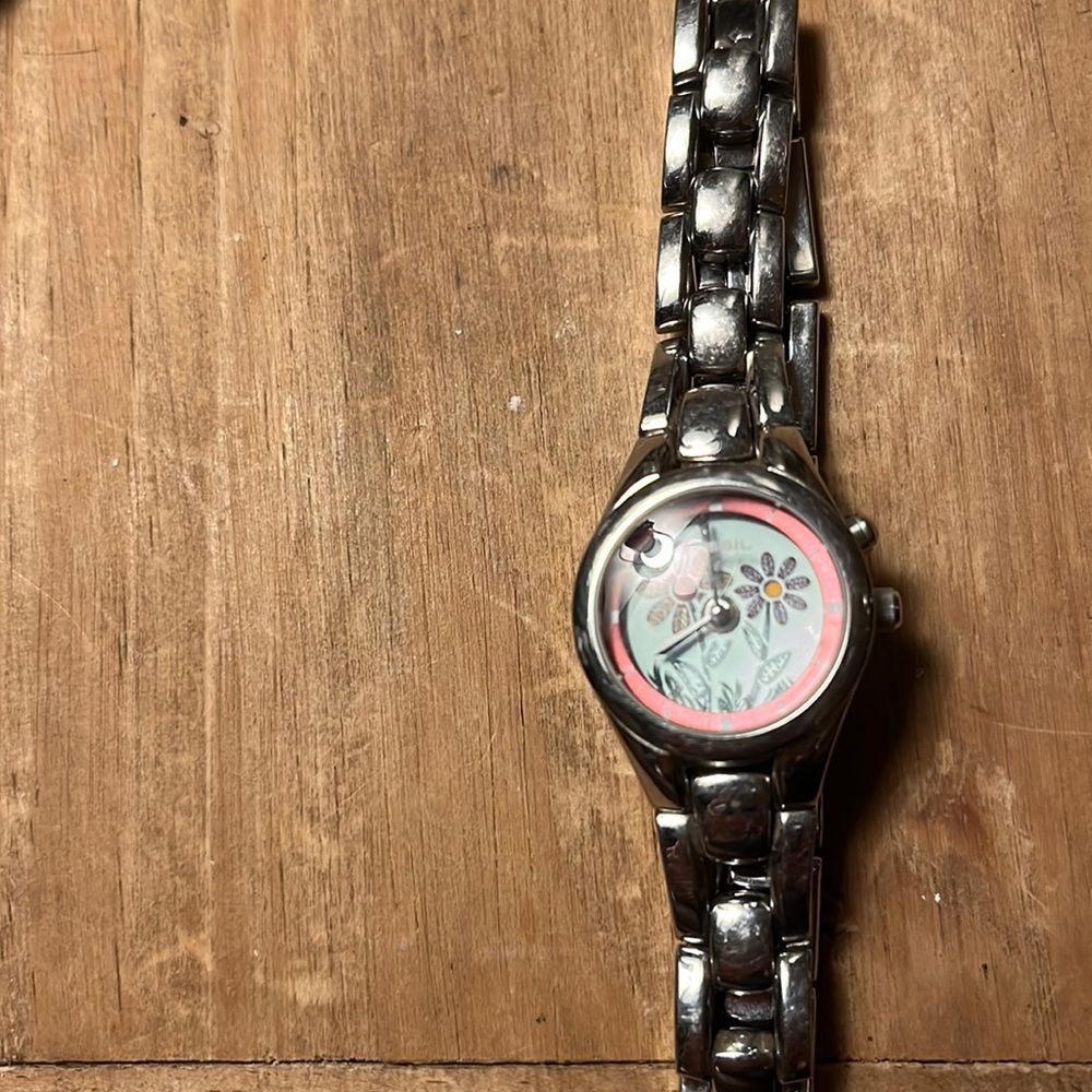 Gently worn Animated Fossil Watch